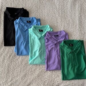 👕🆕WOT Men’s Performance Polo Shirt Bundle (5) – Men’s